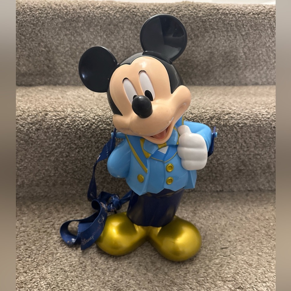 Disney World 50th Anniversary Mickey Mouse Popcorn Bucket Has Few Scratches